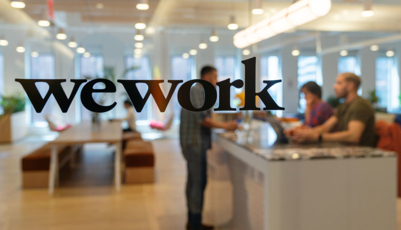 عرضه اولیه ناموفق weWork